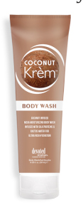 Coconut Krem<br/>Body Wash™ Coconut Infused
Mega Moisturizing
Body Wash This velvety wash helps to lock in moisture so skin stays touchably smooth. Added Silk Proteins and Cactus Water work to boost collagen levels, deeply hydrate and give you the ultra-quenching electrolytes your skin demands.

Enhanced with Coconut Oils for a smooth, picture-perfect finish.