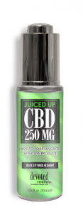 Juiced Up Drops™ 250MG CBD 
"Juice Up Your Session!"  These one of a kind 250mg CBD drops will improve your skins response to dry, tired and irritated skin by hydrating, calming and neutralizing free radical damage. You can add a little or a lot to your current product and take your skin and tan to a whole new level of zen.