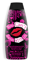 You Can't Swim With Us™ Coconut Juice Infused, Dramatically Dark Tan Enhancer • Pink Hued  Infused with Champagne and Coffee extracts to tone, tighten and firm... because, when it comes to your skin being flawlessly fabulous, the limit just does not exist. Added mer-mazing not so basic anti-aging and cellulite fighting ingredients are blended with vitamins and nutrients so your skin stays, like, really pretty. With this Pink hued super trendy, oh so fetch