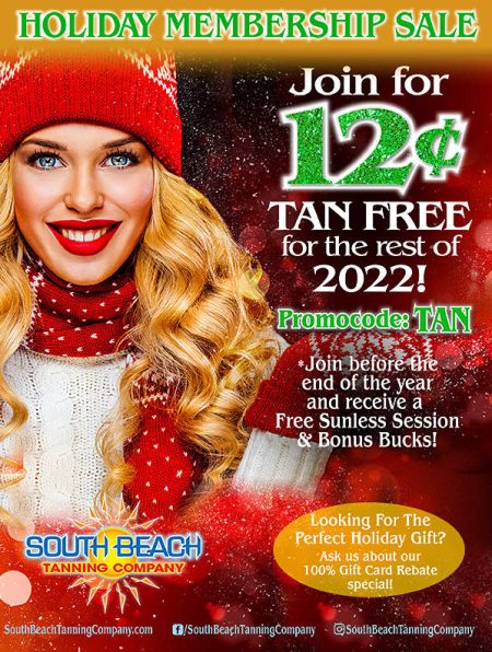 December Promo: Join For 12₵ Tan Free for the rest of 2022!