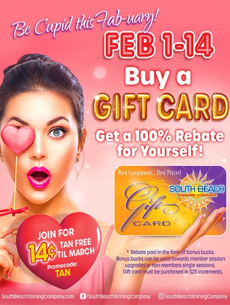 February Promo: Buy a Gift Card, Get a 100% Rebate for Yourself