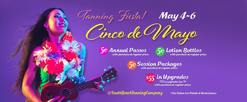 May Promo: Tanning Fiesta! Cinco de Mayo!