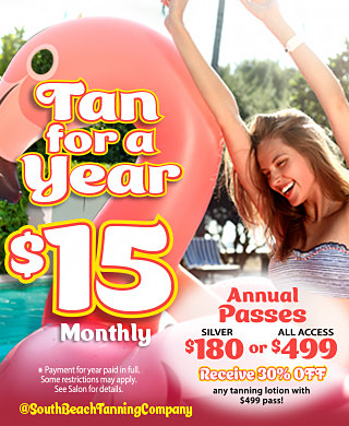 May Promo: Tan For a Year $15 Monthly!