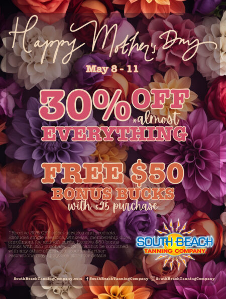 Happy Mothers Day May 8 - 11 30% Off Almost Everything Free $50 Bonus Bucks With $25 Purchase