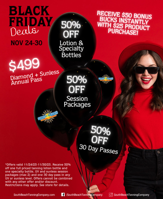 Black Friday Deals Nov 20-30 $499 Diamond + Sunless Annual Pass