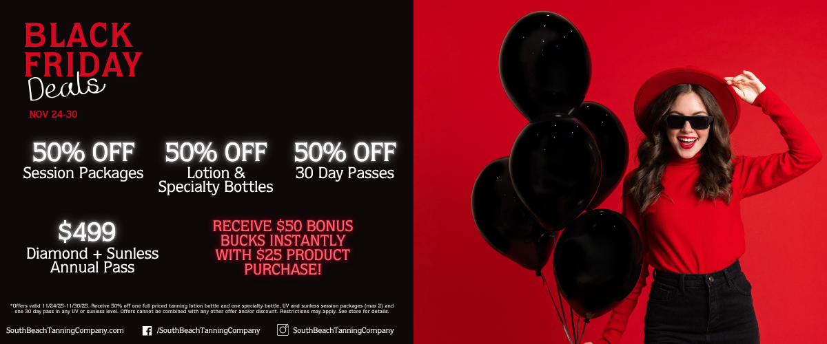 Black Friday Deals Nov 20-30 $499 Diamond + Sunless Annual Pass