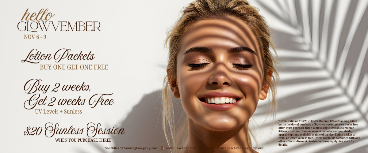 Hello Glowvember Nov 6-9, Lotion Packets Buy One Get One FREE